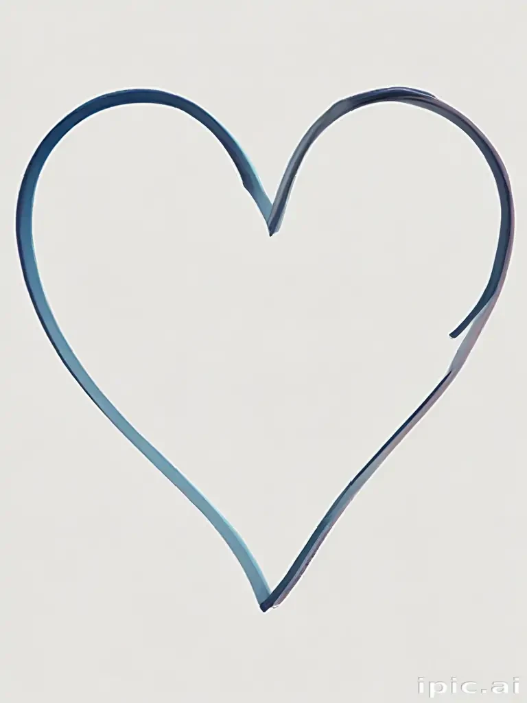 heart outline transparent