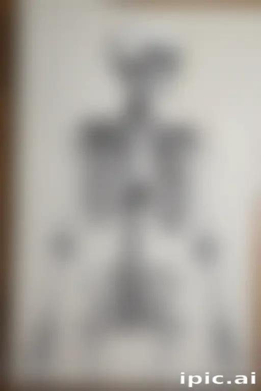 creative skeleton drawing art