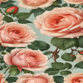 vintage rose illustration