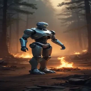 background for robot