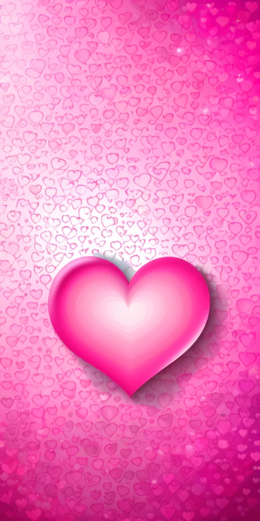 heart background pink