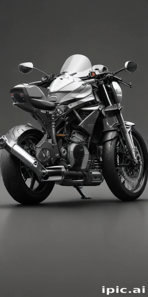 motorcycle clipart black and white