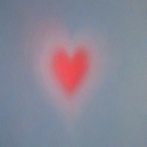 blurred heart