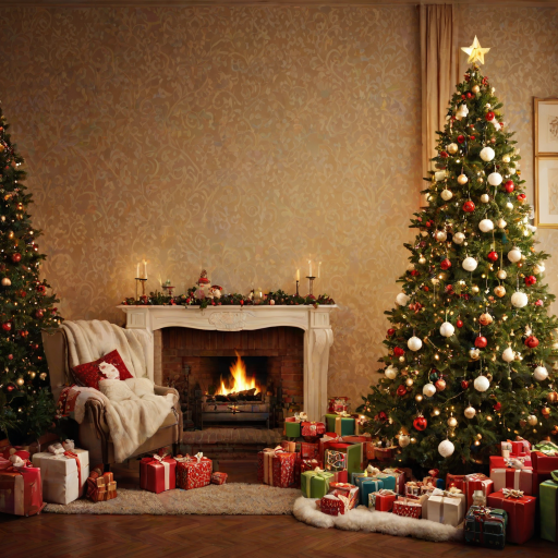 astetic christmas wallpaper