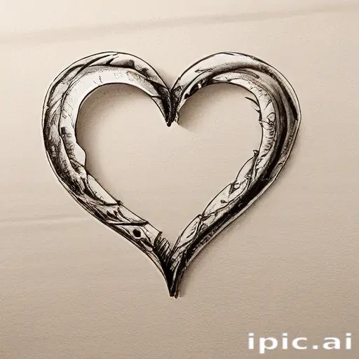 hand drawn heart
