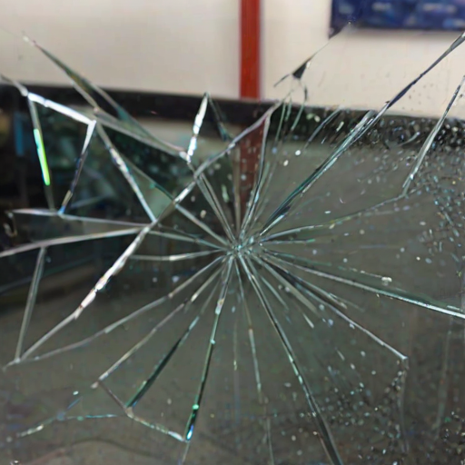 broken glass overlay