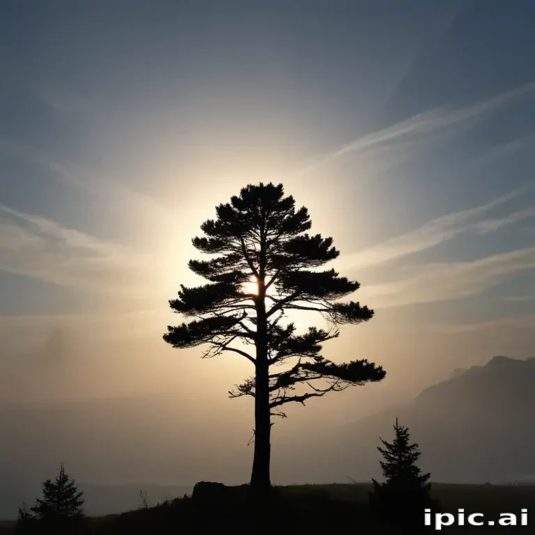 pine tree silhouette png