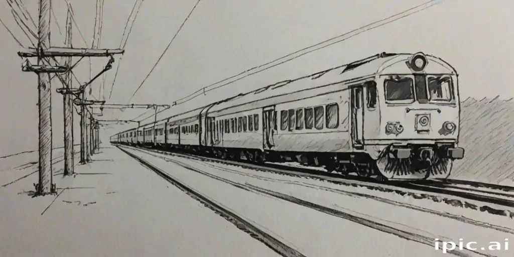 train sketch
