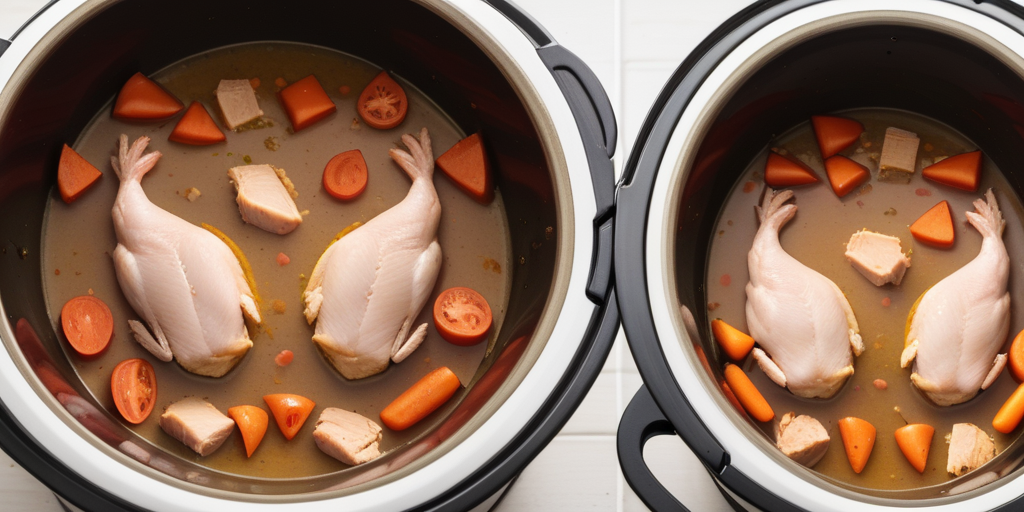 how long to cook frozen chicken in a crockpot