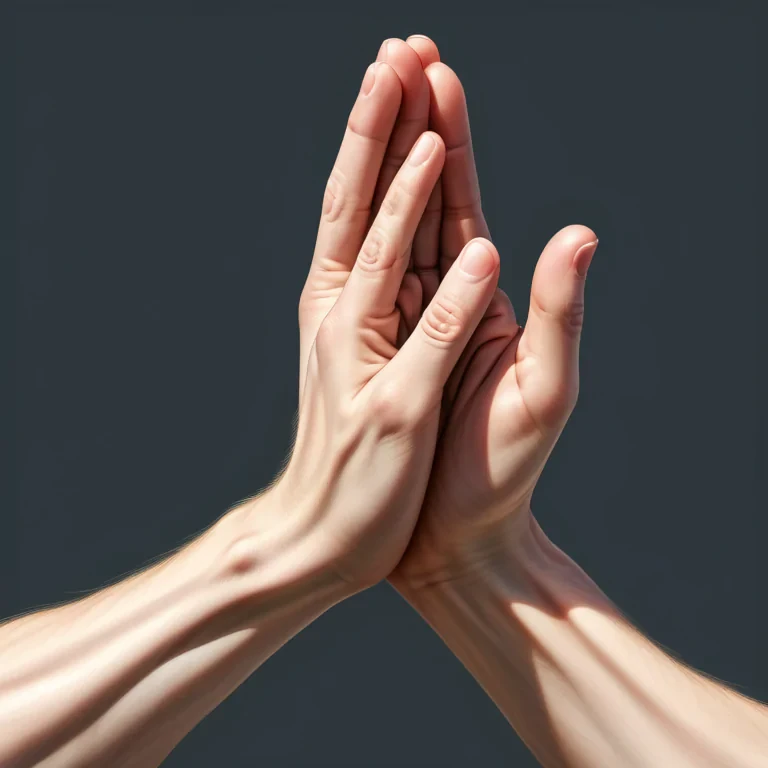 praying hands transparent