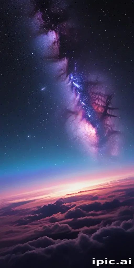 iphone galaxy background