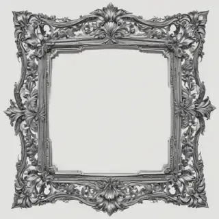 frame clipart black and white