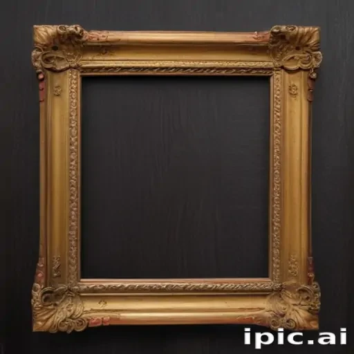 wooden picture frame png