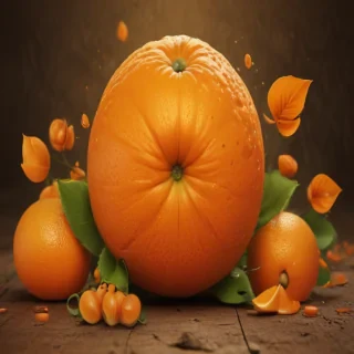 orange cute wallpaper
