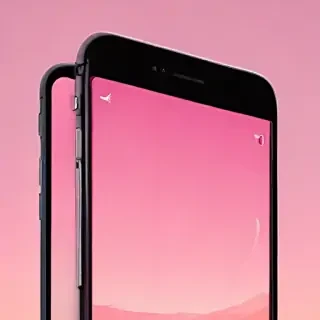 pink home screen