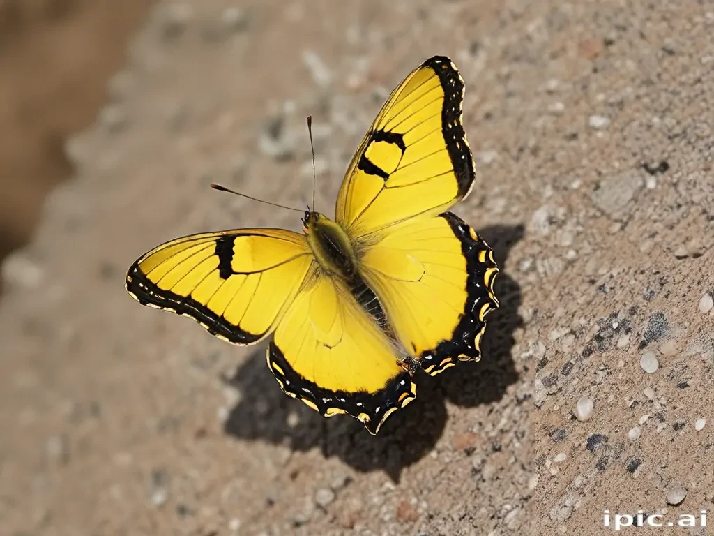 yellow butterfly