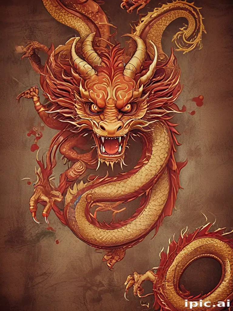 chinese dragon background