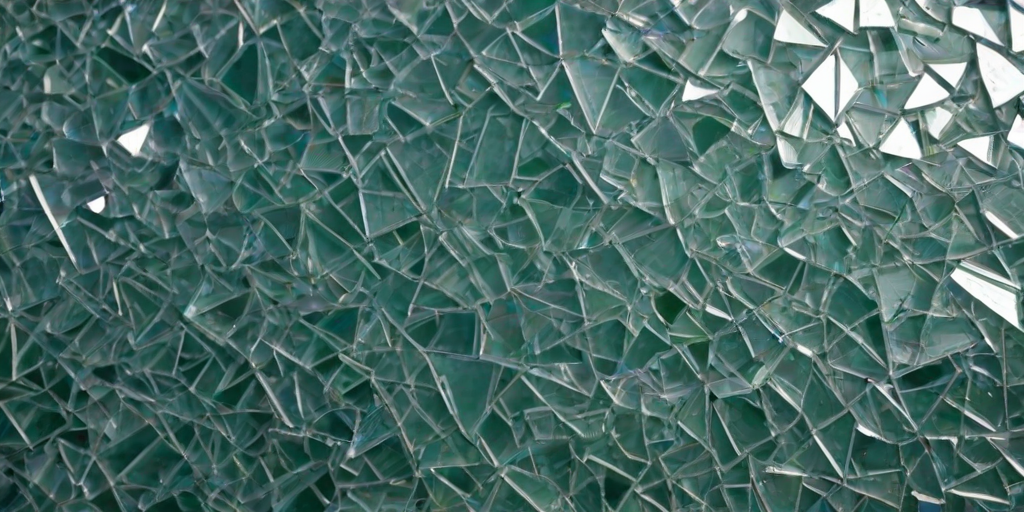 broken glass texture