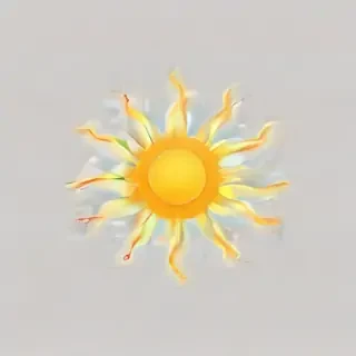 sun clipart transparent