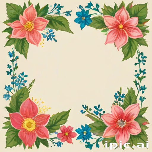 clipart floral border