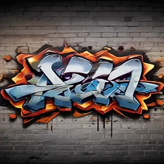 graffiti art background
