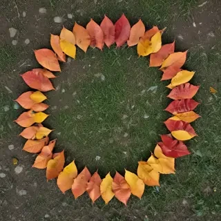 leaf circle