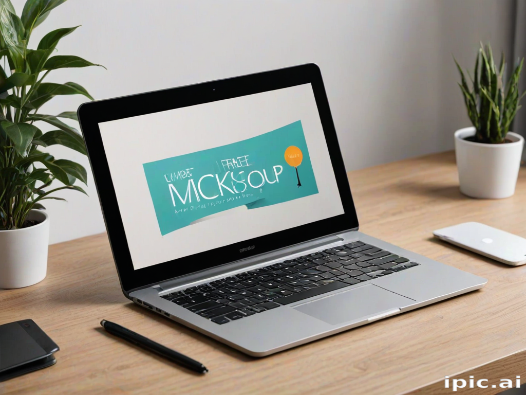 laptop mockup free