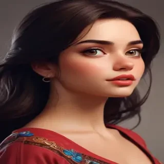 brunette cartoon characters
