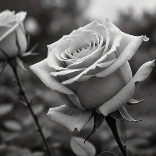 rose pictures in black and white