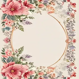 floral page borders