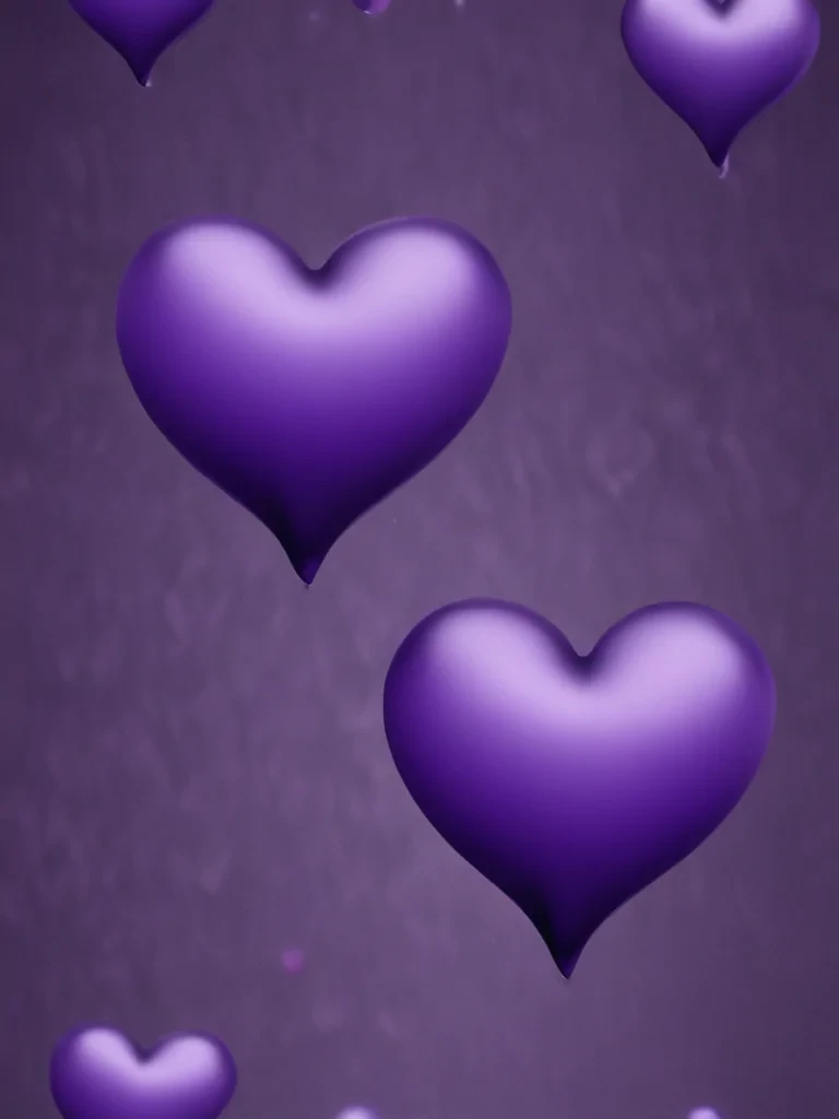 purple hearts wallpaper