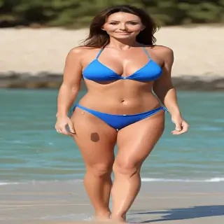 carol vorderman bikini