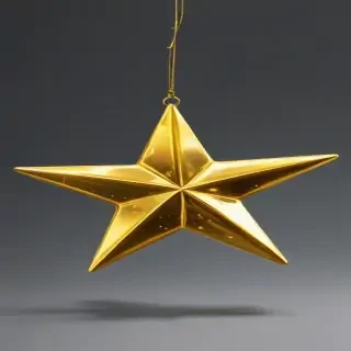 golden star transparent