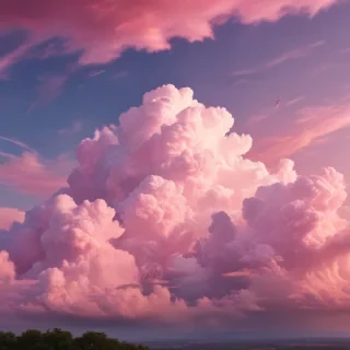pink cloud wallpaper