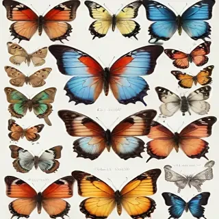 images of drawings of butterflies