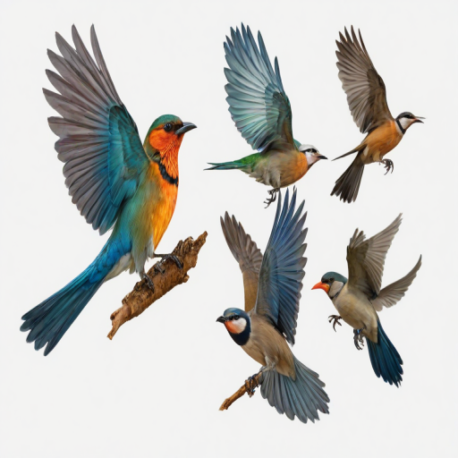 birds transparent background