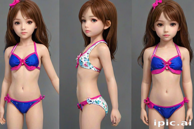 ai little girl bikini
