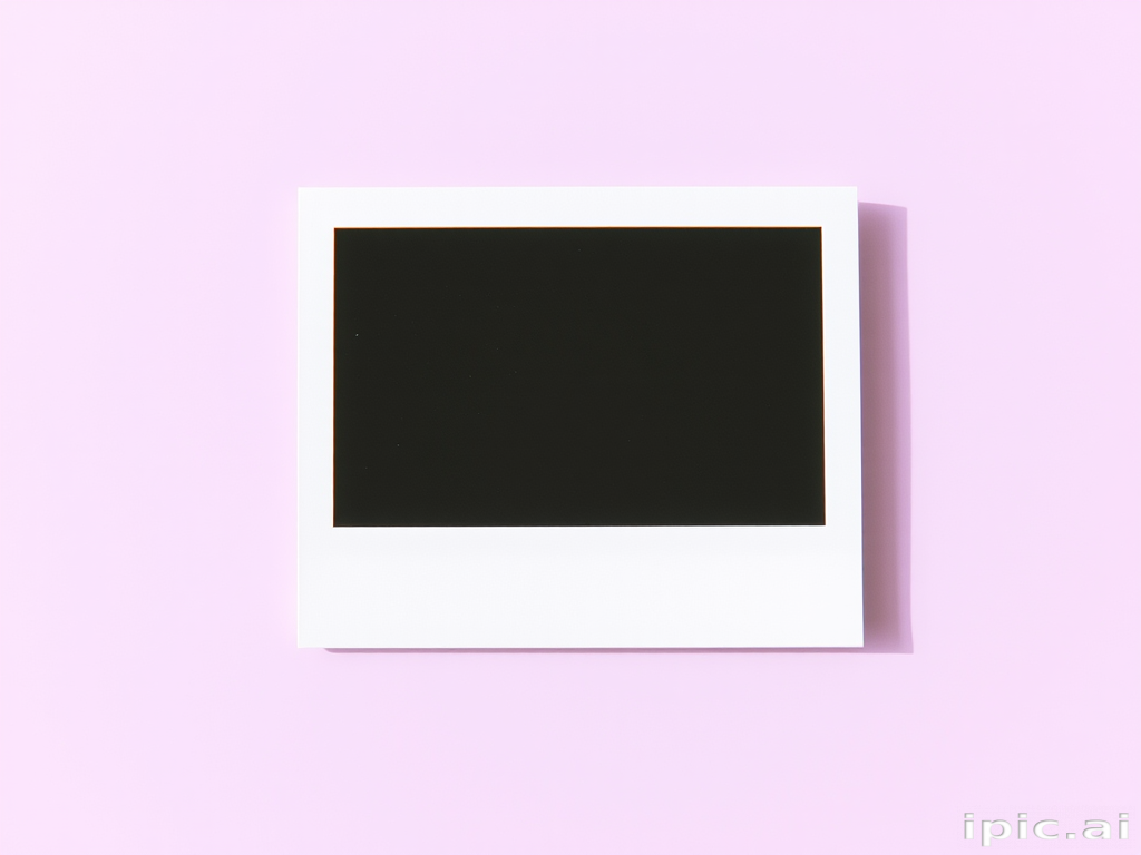 aesthetic polaroid frame