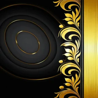 golden and black background