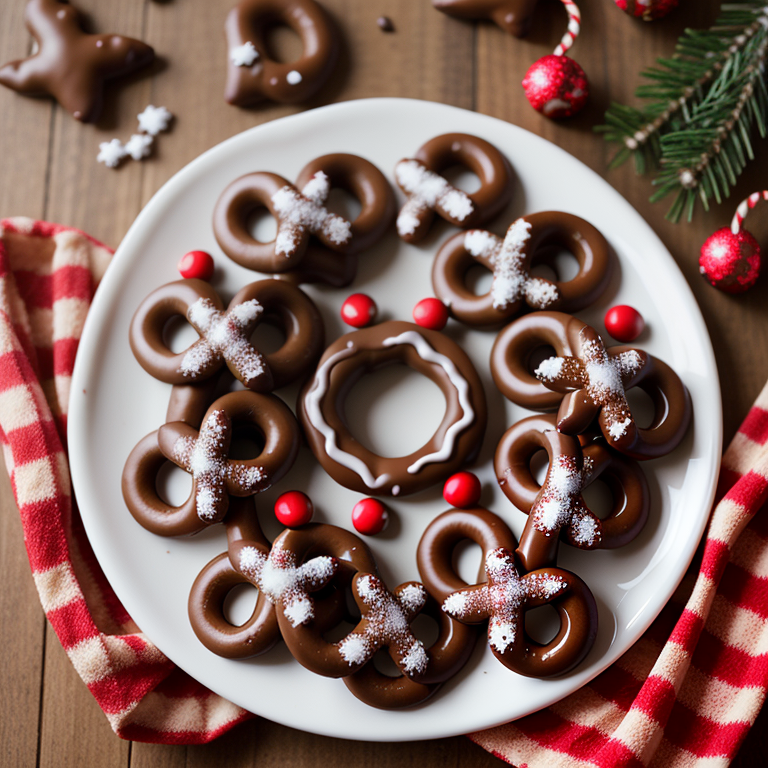 reindeer pretzels with hershey kisses