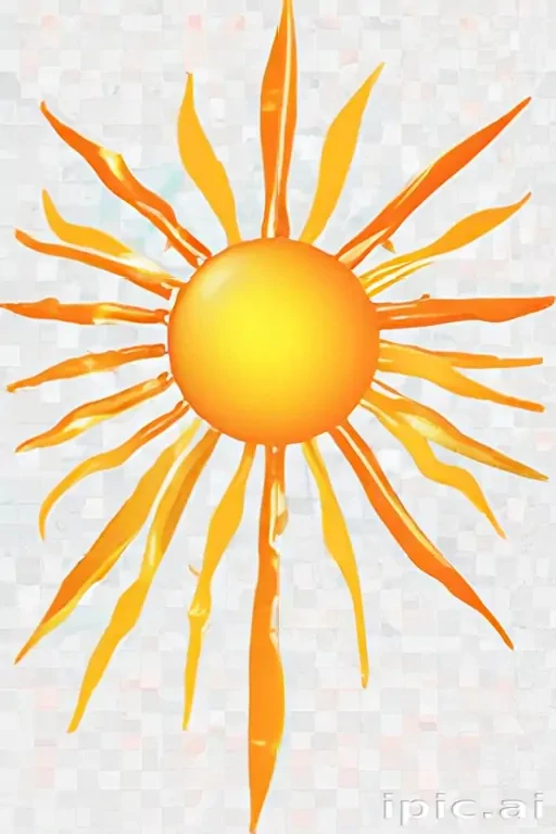sun clip art transparent background