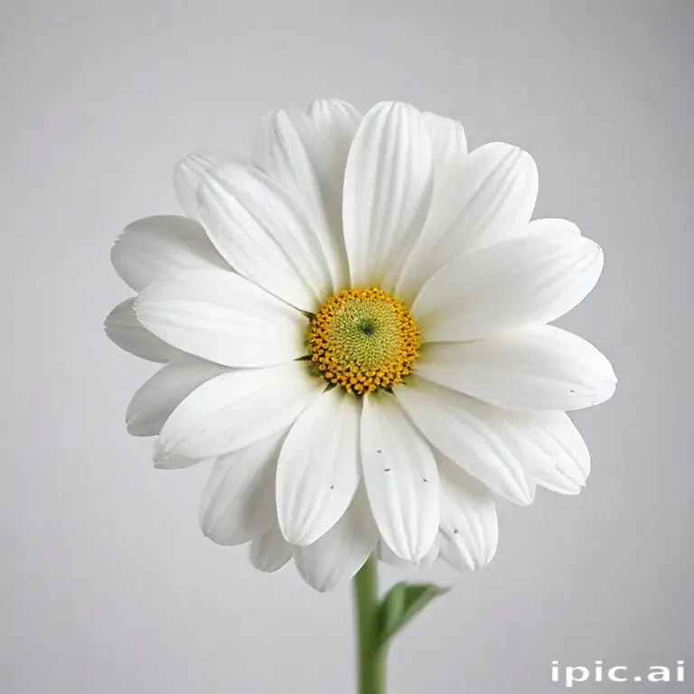 white background flower