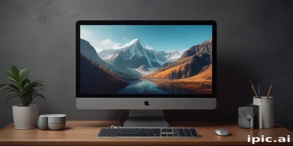 pc screen mockup