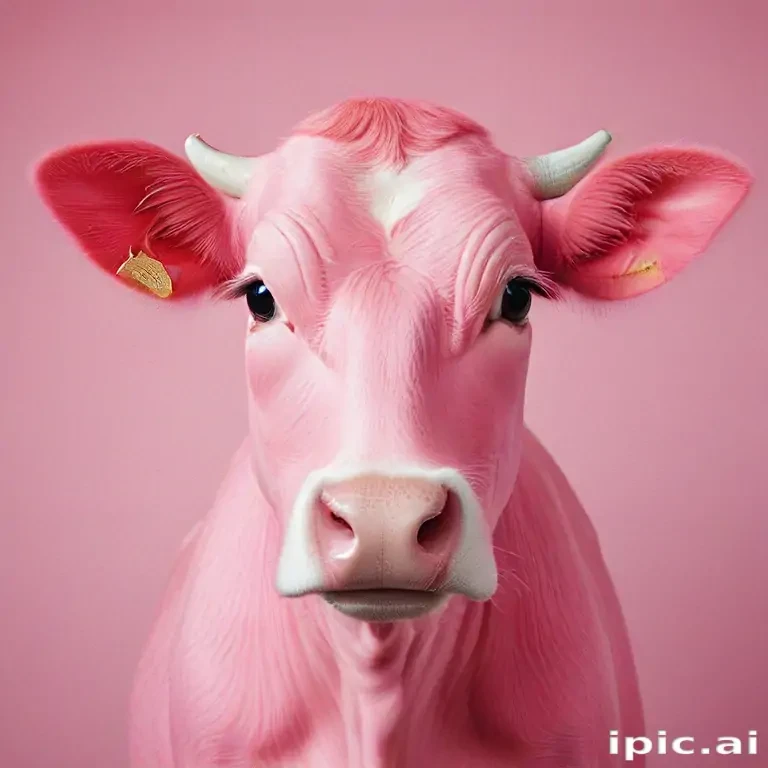 pink cow wallpaper