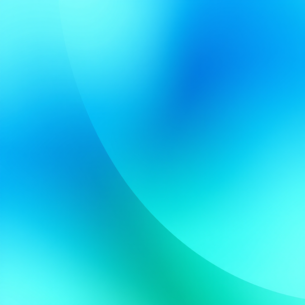 Create an abstract image featuring a gradient of blue and green hues with soft, blended textures, captured with a DSLR camera at f/8 aperture, ISO 100, 24mm focal length, in a wide-angle view for a serene and tranquil atmosphere.