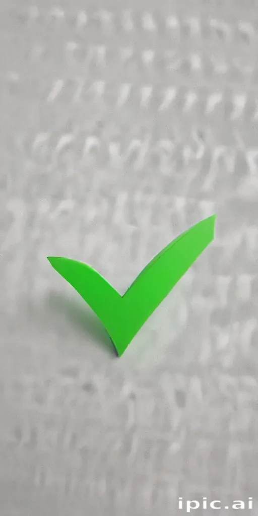 green check mark