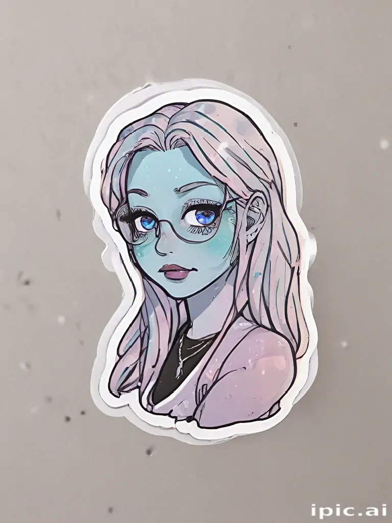 transparent aesthetic sticker