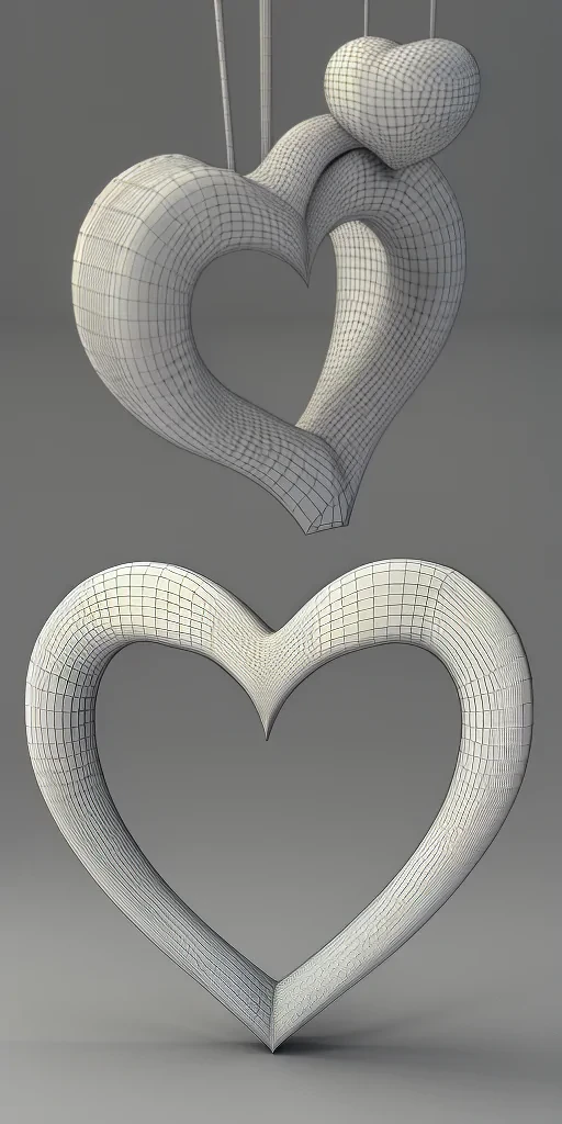 3d heart png