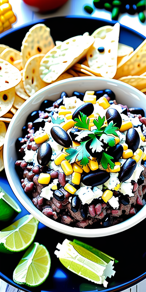 feta corn black bean dip
