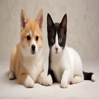 cat dog wallpaper